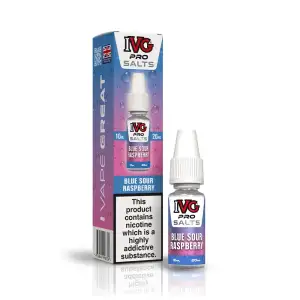  Blue Sour Raspberry Nic Salt E-Liquid by IVG Pro Salts 10ml
